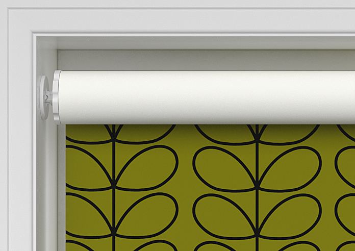 Orla Kiely Linear Stem, Olive & Black - Twist&Fit Roller Blind - Image 9